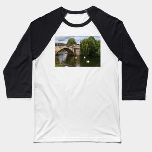 Halfpenny Bridge And Tollhouse Lechlade Baseball T-Shirt